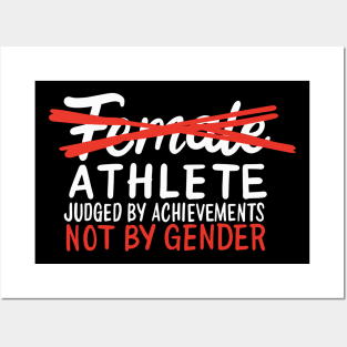 Female Athlete Sportswoman Empowerment Posters and Art